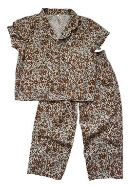 Rylee + Cru Girls Floral Pajama Set Size 6-7